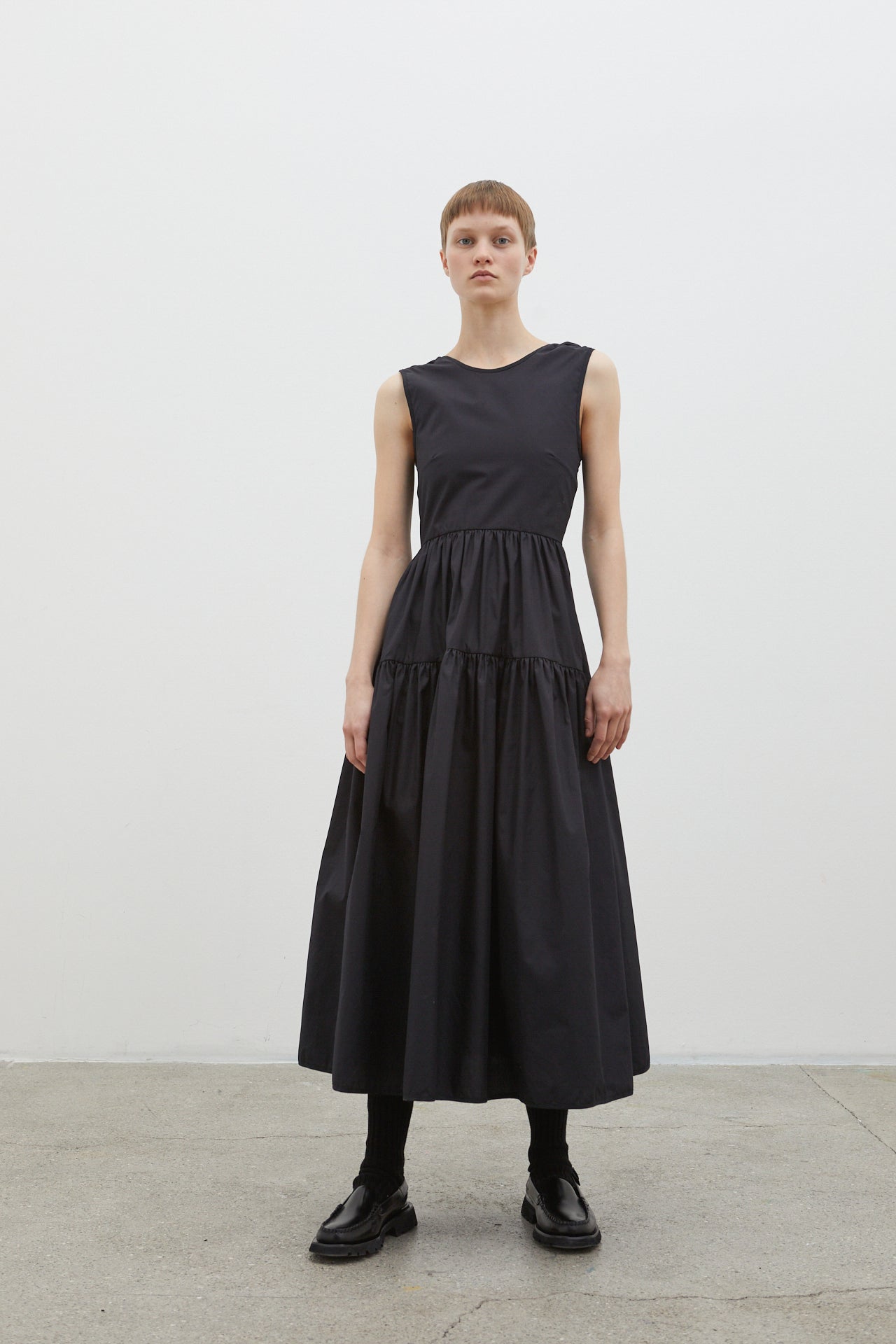 RUTH | GOWN COTTON BLACK